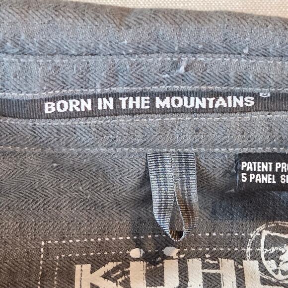 Kuhl Men’s XL Button Up Shirt Gray Long Sleeve Cotton Blend Outdoor - Picture 6 of 16